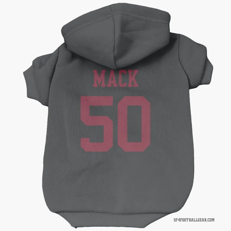 Alex Mack  Black San Francisco 49ers  Cat & Dog Pet Hoodie