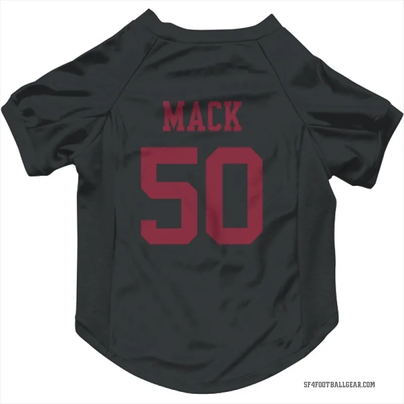 Alex Mack  Black San Francisco 49ers  Cat & Dog Pet Jersey