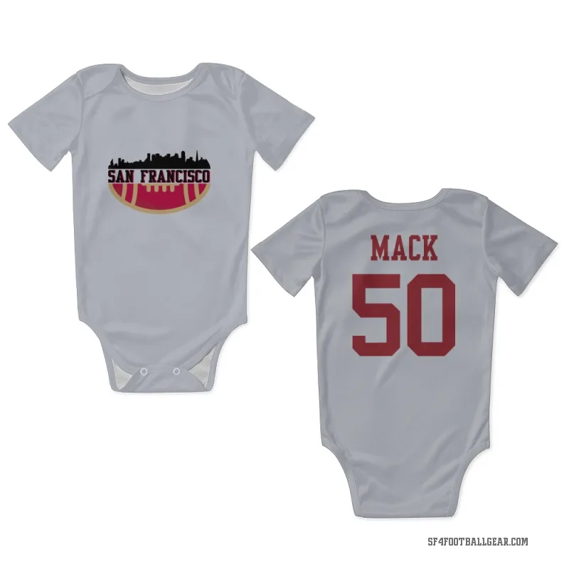 Alex Mack  White San Francisco 49ers  Newborn & Infant Bodysuit