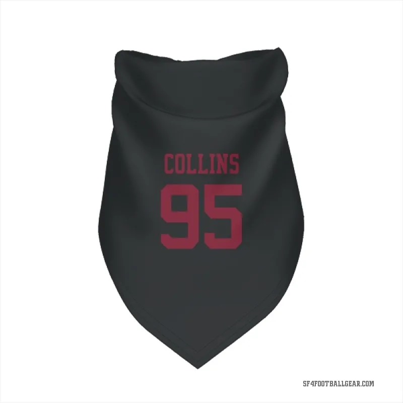Alfred Collins  Black San Francisco 49ers  Cat & Dog Pet Bandana