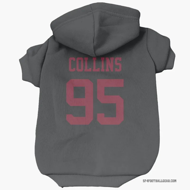 Alfred Collins  Black San Francisco 49ers  Cat & Dog Pet Hoodie