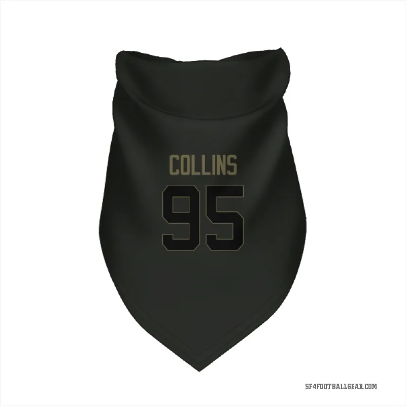 Alfred Collins  Black San Francisco 49ers  Service Cat & Dog Pet Bandana
