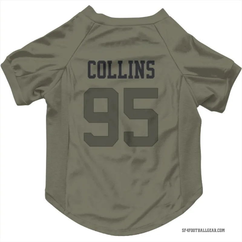 Alfred Collins  Olive San Francisco 49ers  Cat & Dog Pet Jersey