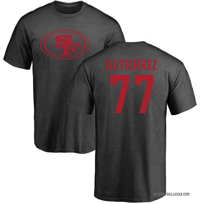 Alfredo Gutierrez Men's Ash San Francisco 49ers One Color T-Shirt -