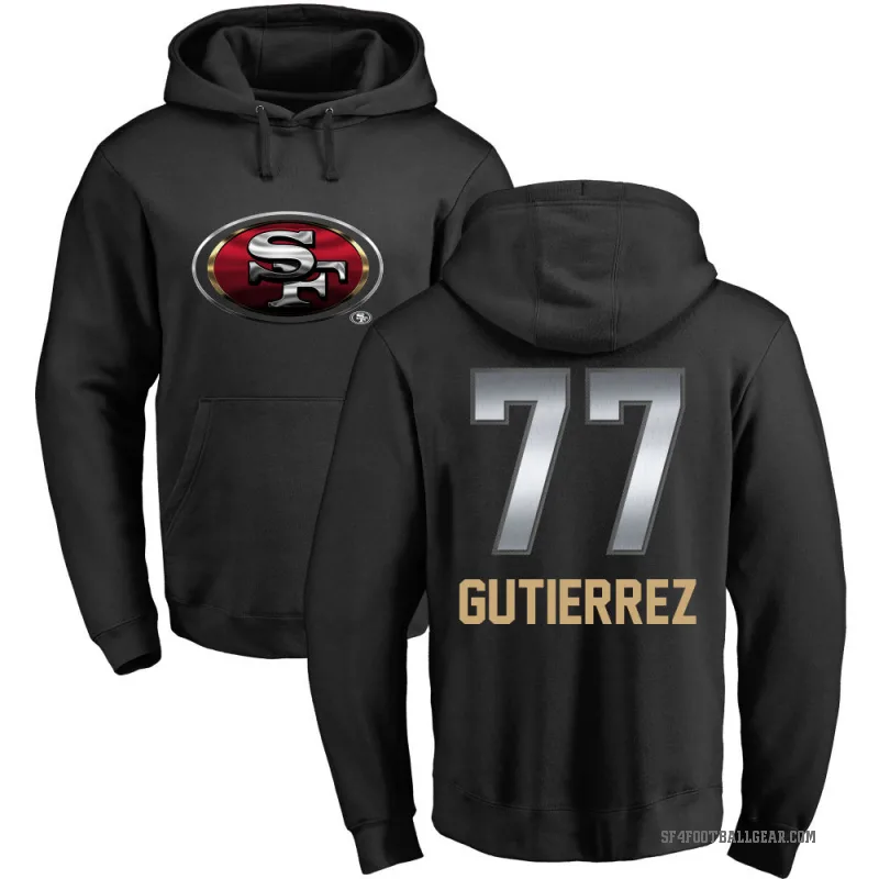 Alfredo Gutierrez Youth Black San Francisco 49ers Midnight Mascot Pullover Hoodie