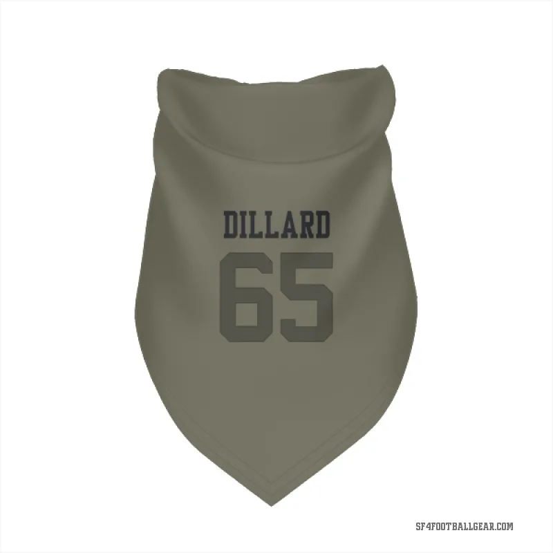 Andre Dillard  Olive San Francisco 49ers  Cat & Dog Pet Bandana