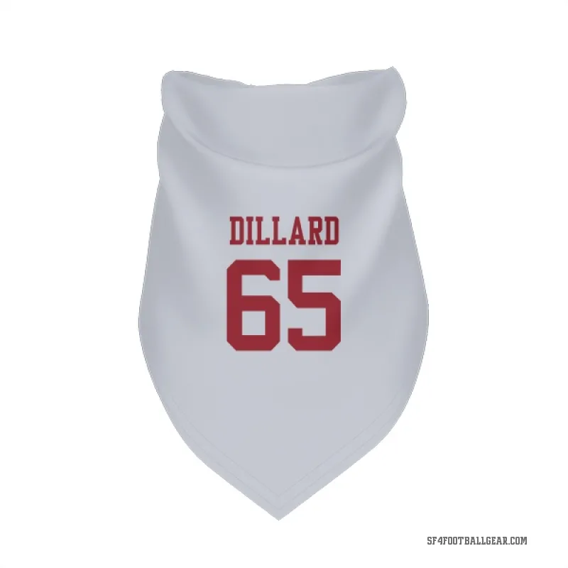 Andre Dillard  White San Francisco 49ers  Cat & Dog Pet Bandana