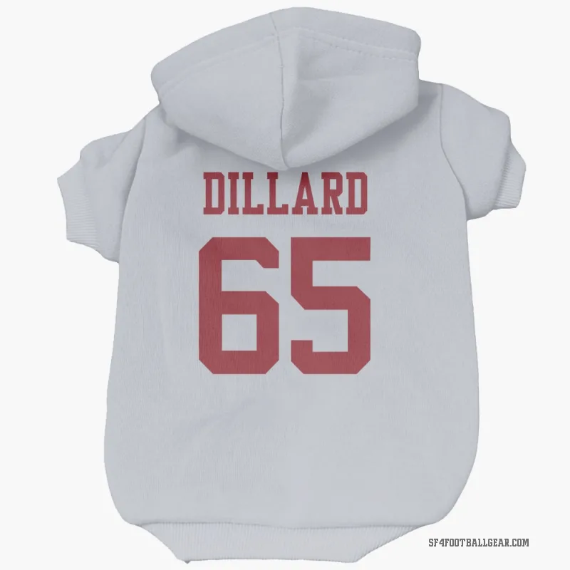 Andre Dillard  White San Francisco 49ers  Cat & Dog Pet Hoodie