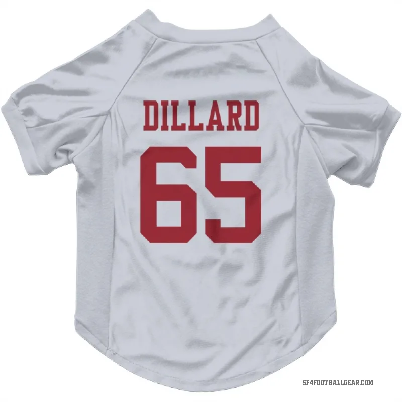 Andre Dillard  White San Francisco 49ers  Cat & Dog Pet Jersey
