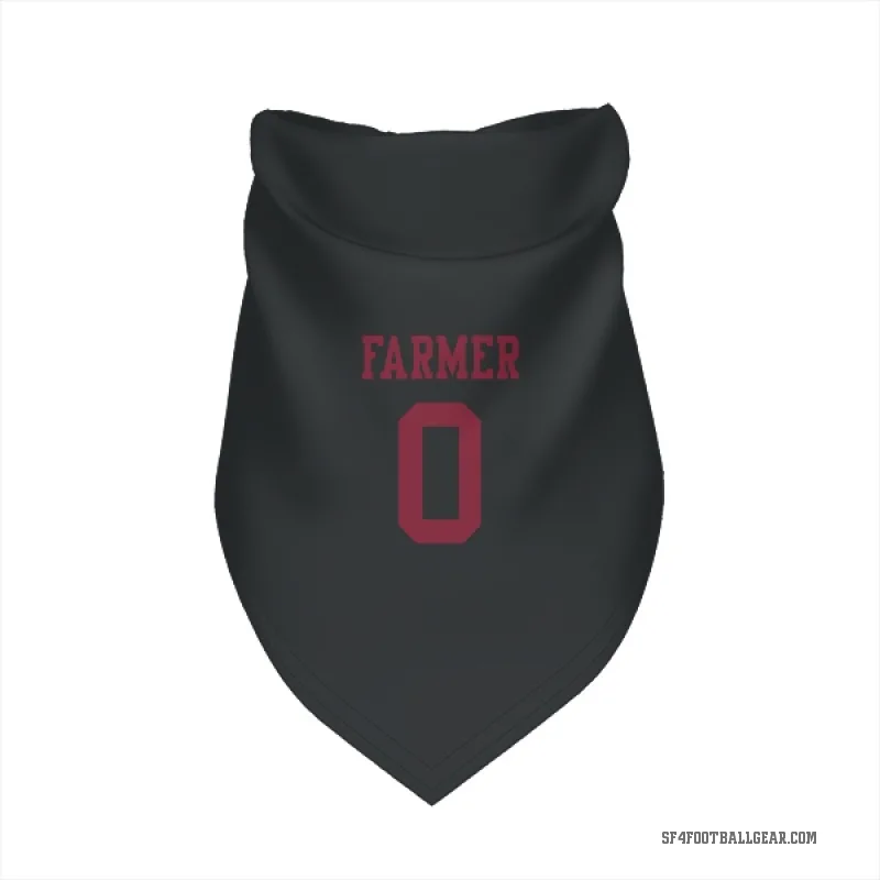 Andrew Farmer  Black San Francisco 49ers  Cat & Dog Pet Bandana