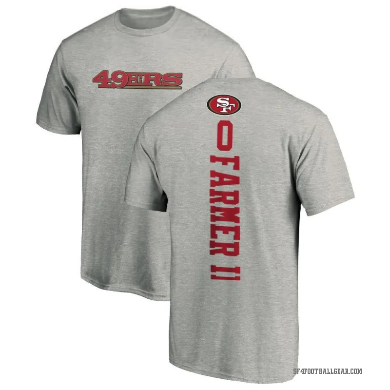 Andrew Farmer II Men's Ash San Francisco 49ers Backer T-Shirt -