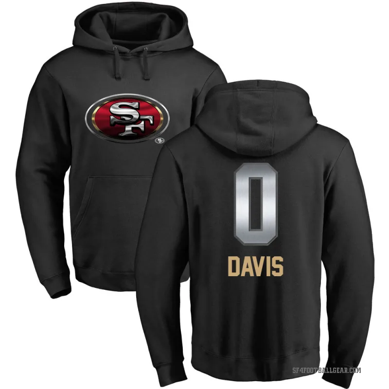 Ashtyn Davis Youth Black San Francisco 49ers Midnight Mascot Pullover Hoodie