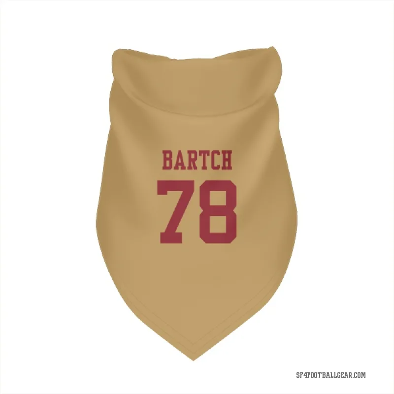 Ben Bartch  Gold San Francisco 49ers  Cat & Dog Pet Bandana