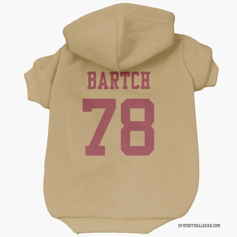 Ben Bartch  Gold San Francisco 49ers  Cat & Dog Pet Hoodie