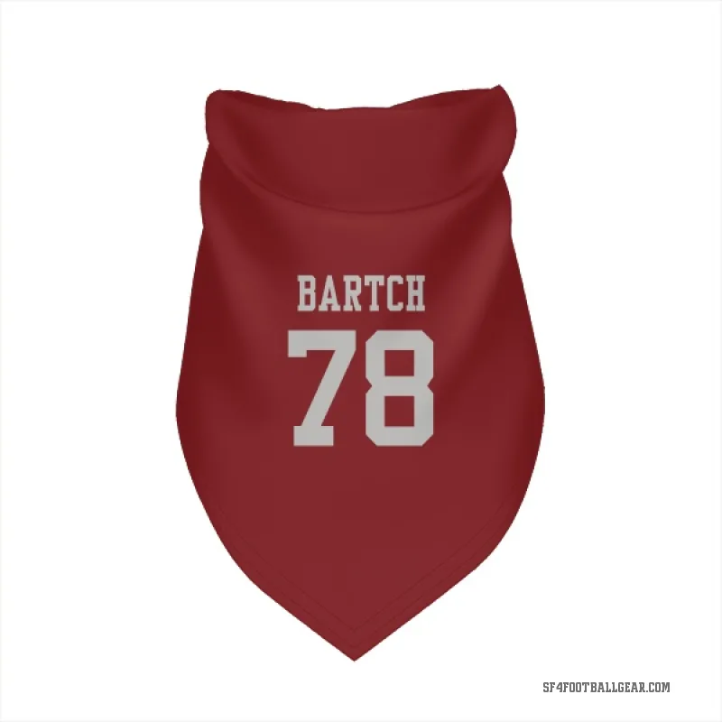 Ben Bartch  Scarlet San Francisco 49ers  Cat & Dog Pet Bandana