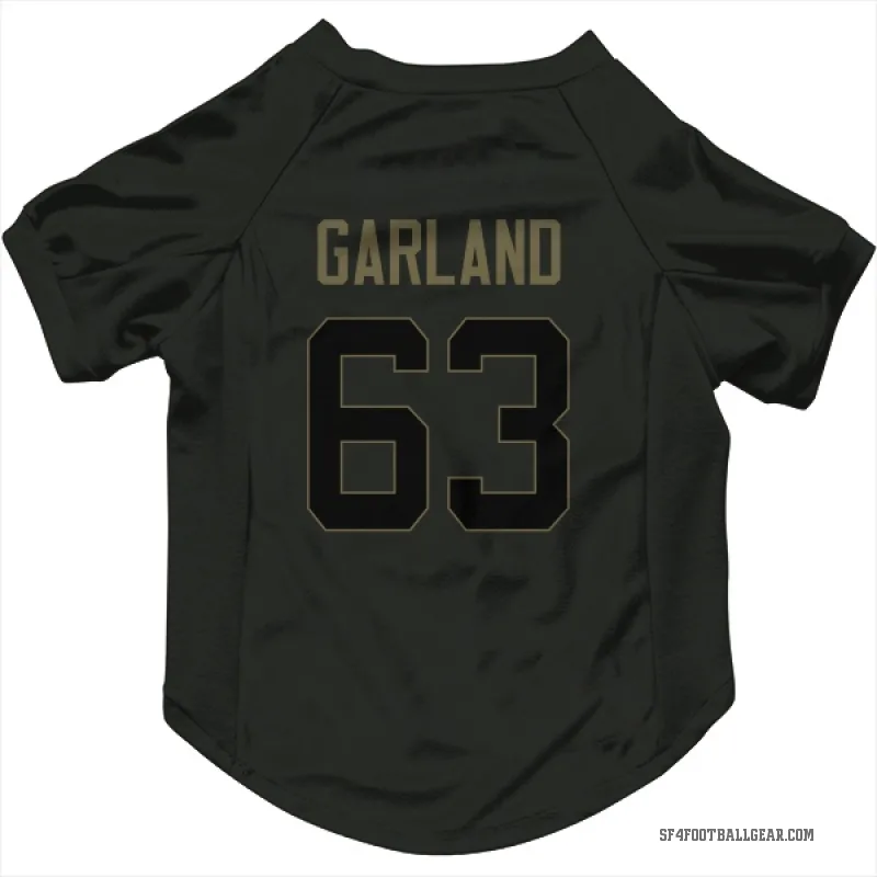 Ben Garland  Black San Francisco 49ers  Service Cat & Dog Pet Jersey