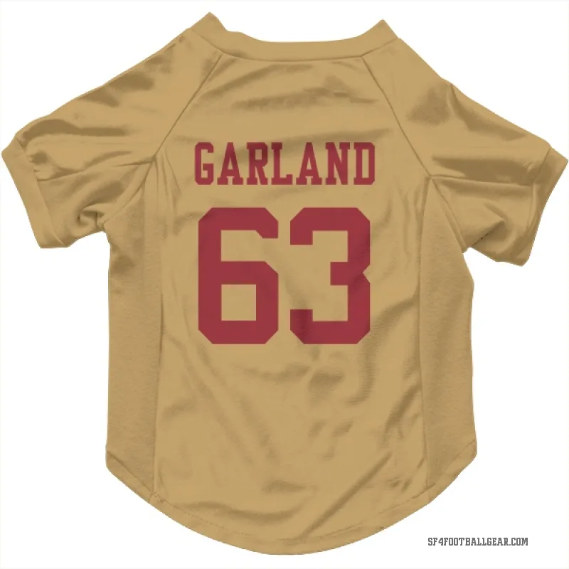 Ben Garland  Gold San Francisco 49ers  Cat & Dog Pet Jersey