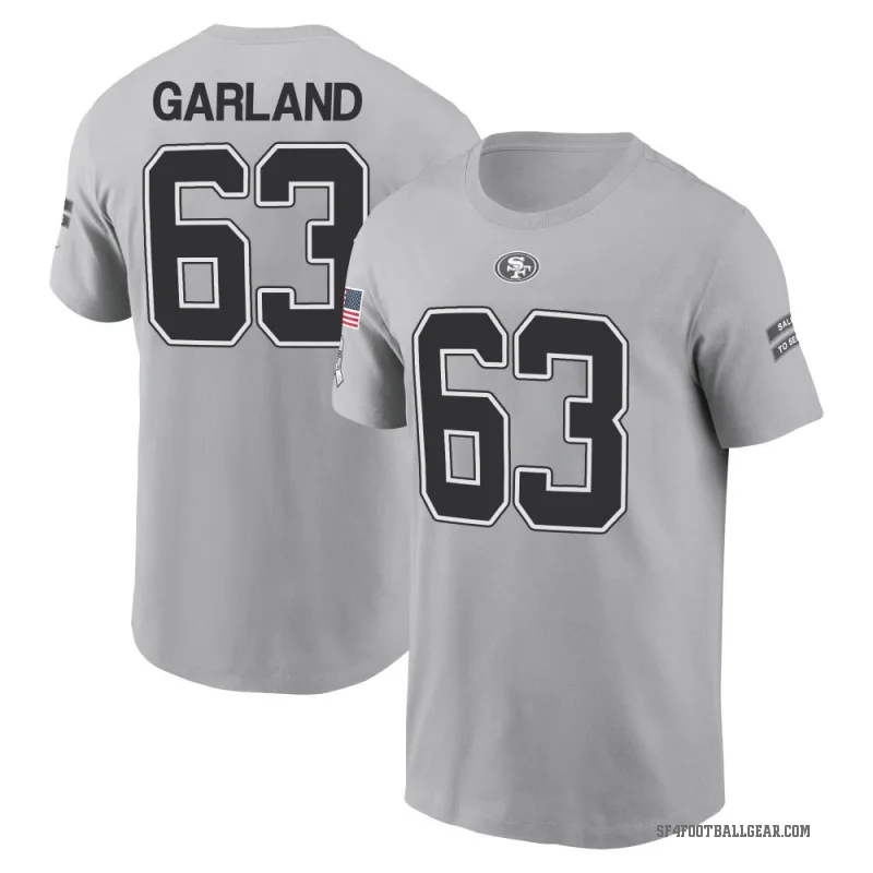 Ben Garland Men's Gray San Francisco 49ers 2024 Salute to Service T-Shirt