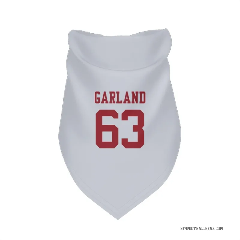 Ben Garland  White San Francisco 49ers  Cat & Dog Pet Bandana