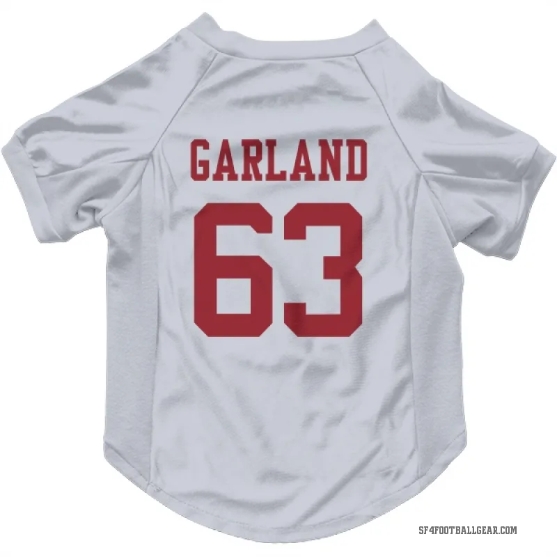Ben Garland  White San Francisco 49ers  Cat & Dog Pet Jersey