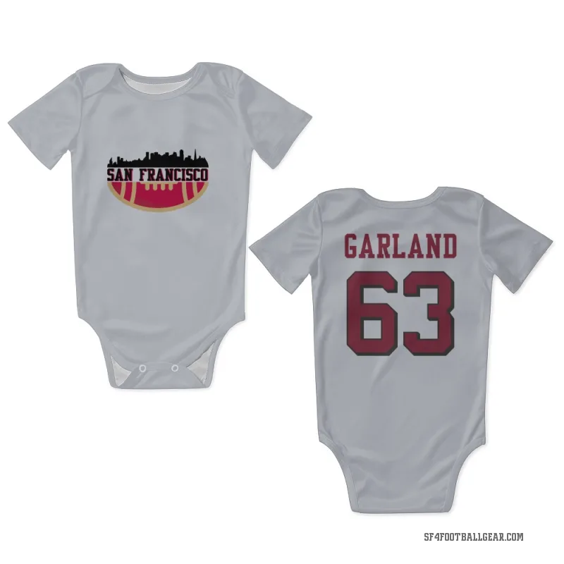 Ben Garland  White San Francisco 49ers  Rush Newborn & Infant Bodysuit