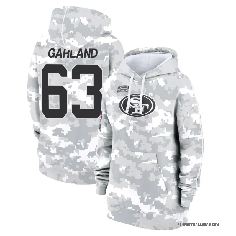 Ben Garland Women's Camo San Francisco 49ers Arctic 2024 Salute to Service Club Fleece Pullover Hoodie