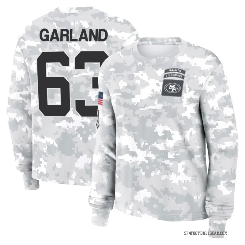 Ben Garland Women's Camo San Francisco 49ers Arctic 2024 Salute to Service Long Sleeve T-Shirt
