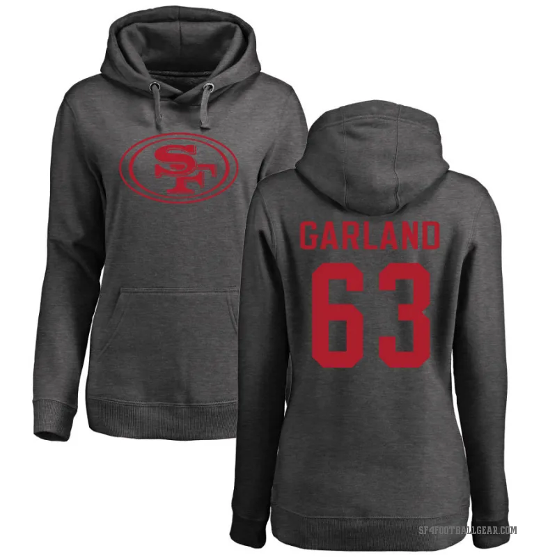 Ben Garland Women's San Francisco 49ers Pro Line by Branded Ash One Color Pullover Hoodie