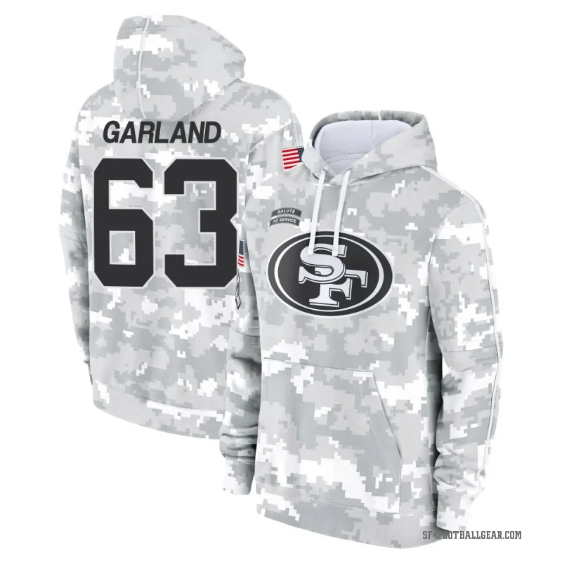 Ben Garland Youth Camo San Francisco 49ers Arctic 2024 Salute to Service Club Fleece Pullover Hoodie