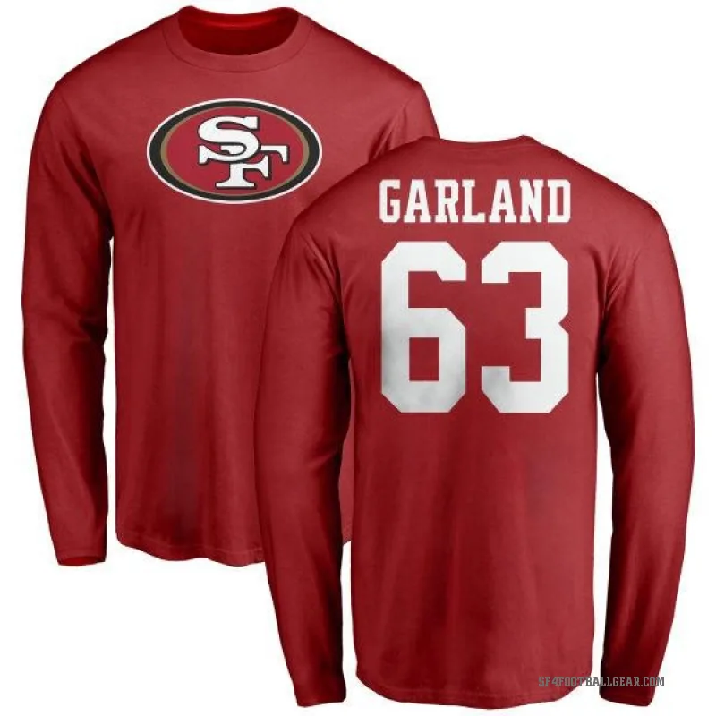 Ben Garland Youth Red San Francisco 49ers Logo Long Sleeve T-Shirt -
