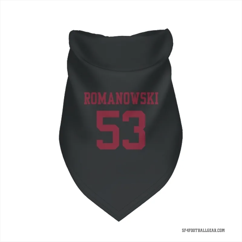 Bill Romanowski  Black San Francisco 49ers  Cat & Dog Pet Bandana