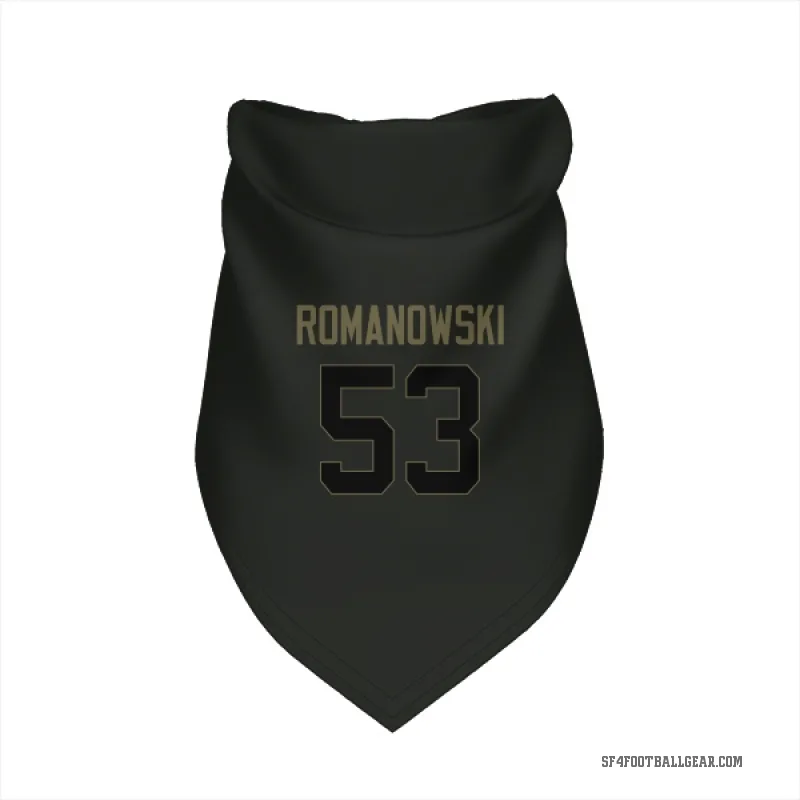 Bill Romanowski  Black San Francisco 49ers  Service Cat & Dog Pet Bandana