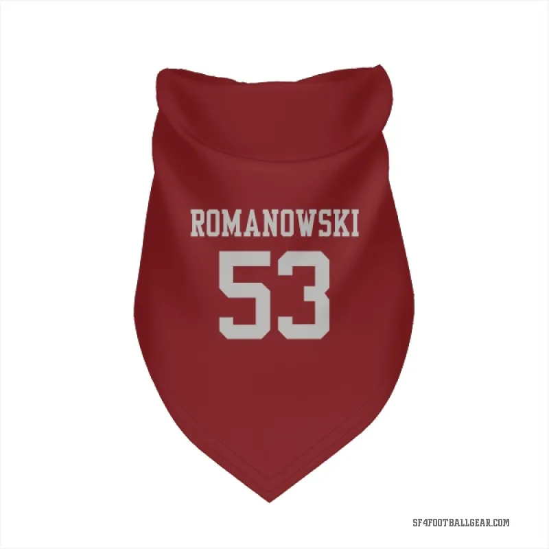 Bill Romanowski  Scarlet San Francisco 49ers  Cat & Dog Pet Bandana