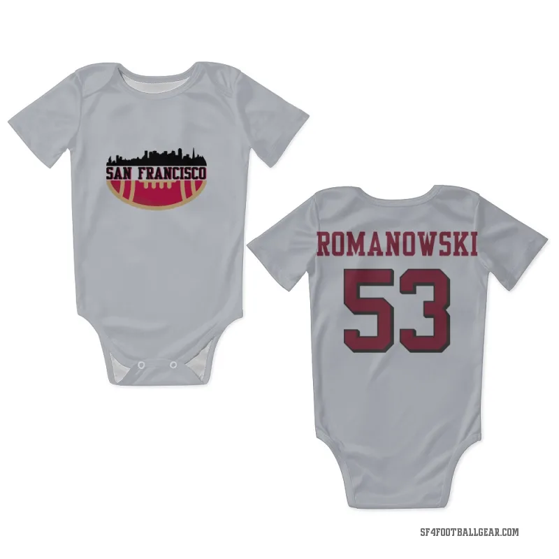 Bill Romanowski  White San Francisco 49ers  Rush Newborn & Infant Bodysuit