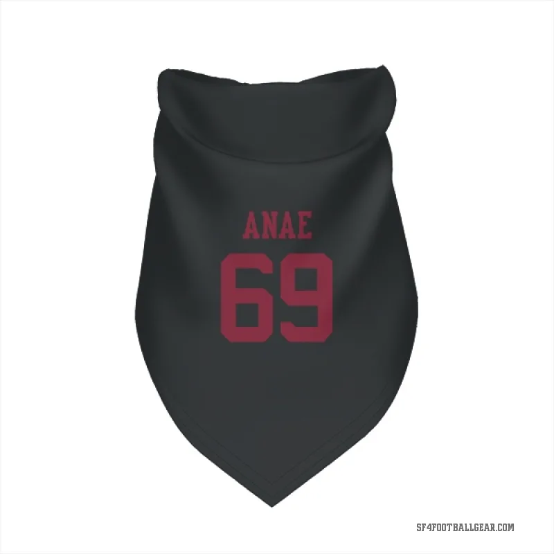 Bradlee Anae  Black San Francisco 49ers  Cat & Dog Pet Bandana