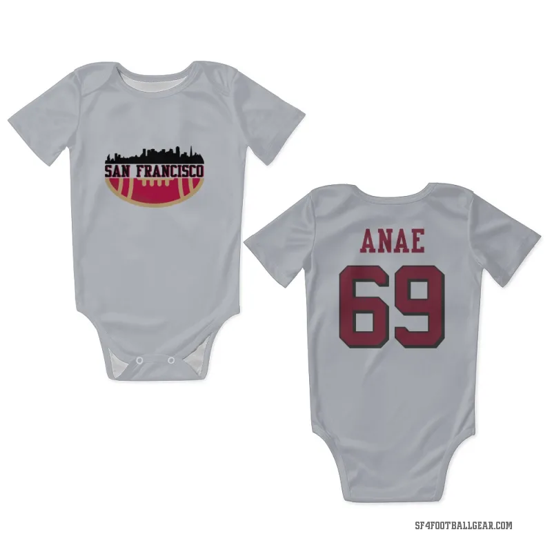 Bradlee Anae  White San Francisco 49ers  Rush Newborn & Infant Bodysuit