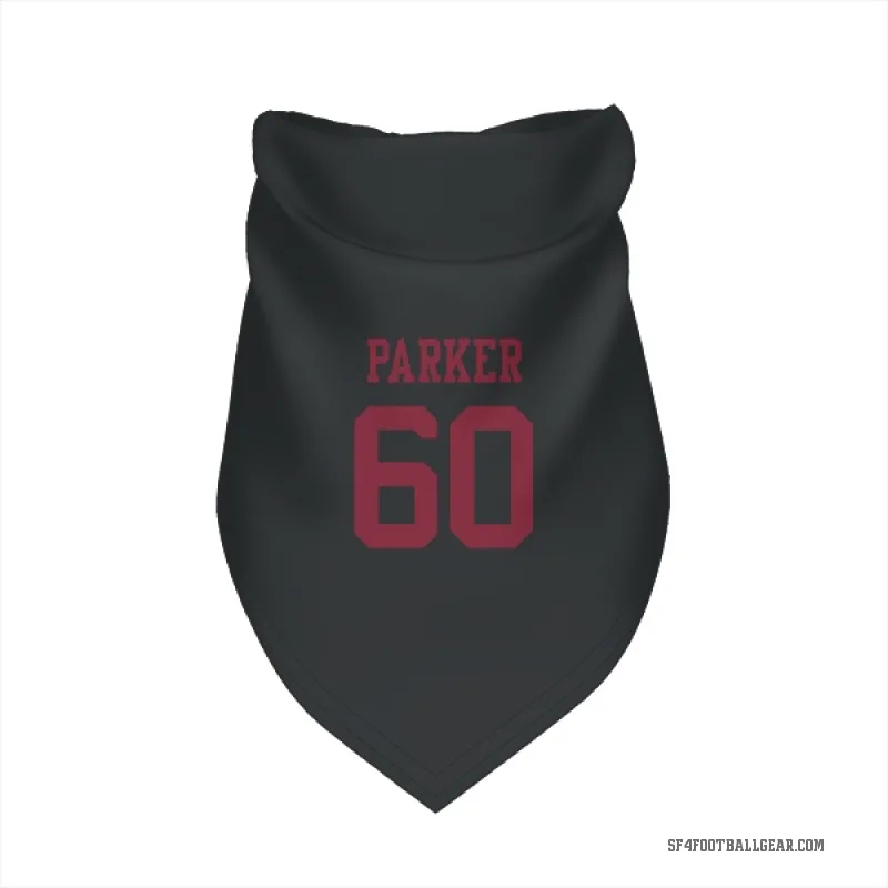 Brandon Parker  Black San Francisco 49ers  Cat & Dog Pet Bandana
