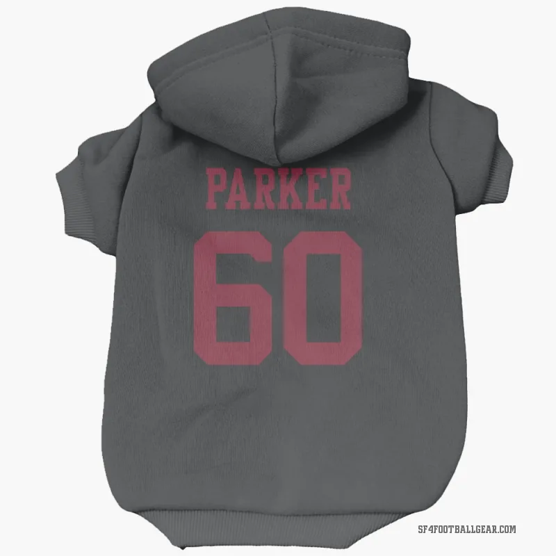 Brandon Parker  Black San Francisco 49ers  Cat & Dog Pet Hoodie