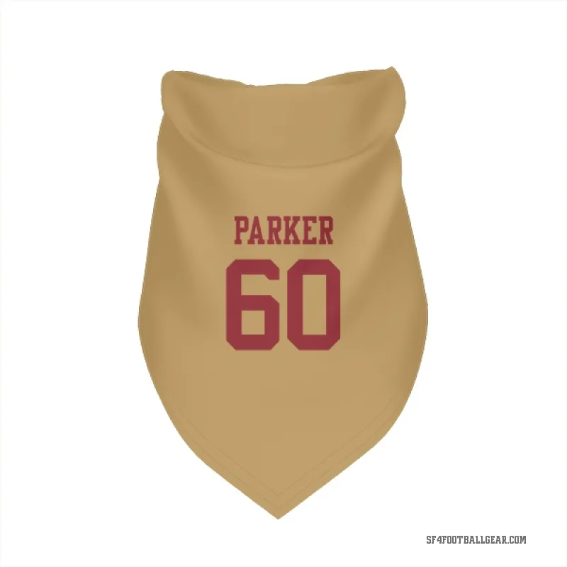 Brandon Parker  Gold San Francisco 49ers  Cat & Dog Pet Bandana