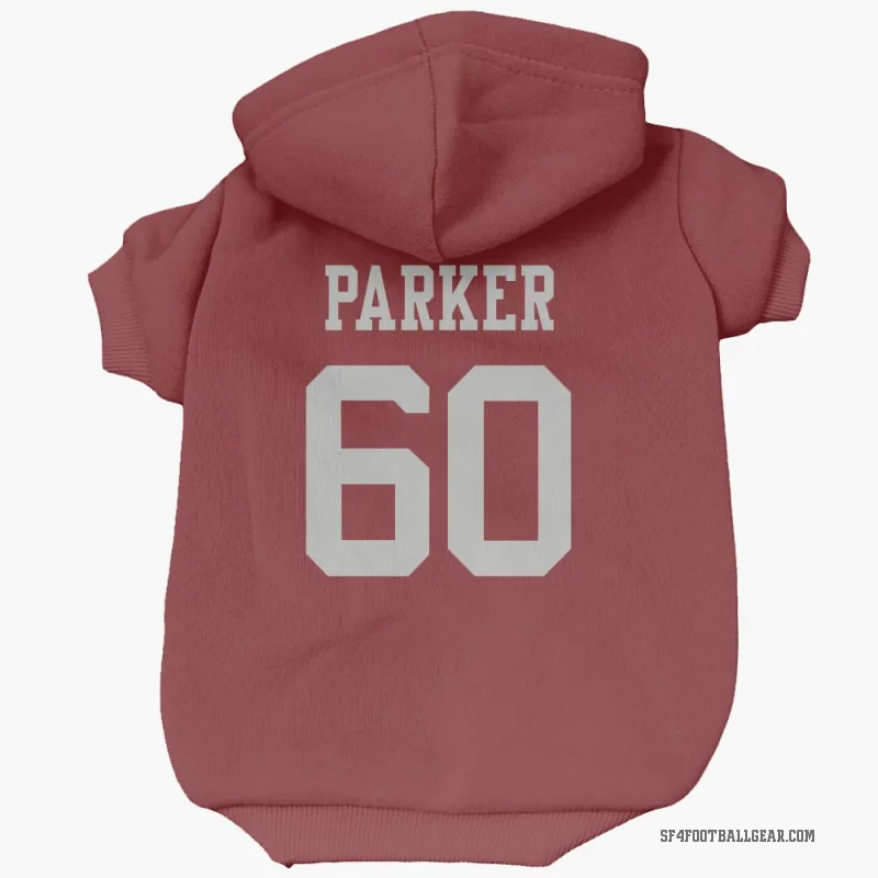 Brandon Parker  Scarlet San Francisco 49ers  Cat & Dog Pet Hoodie