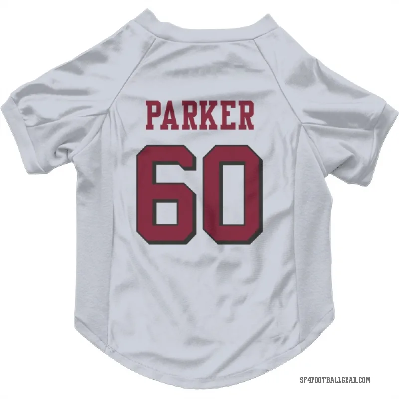 Brandon Parker  White San Francisco 49ers  Rush Cat & Dog Pet Jersey