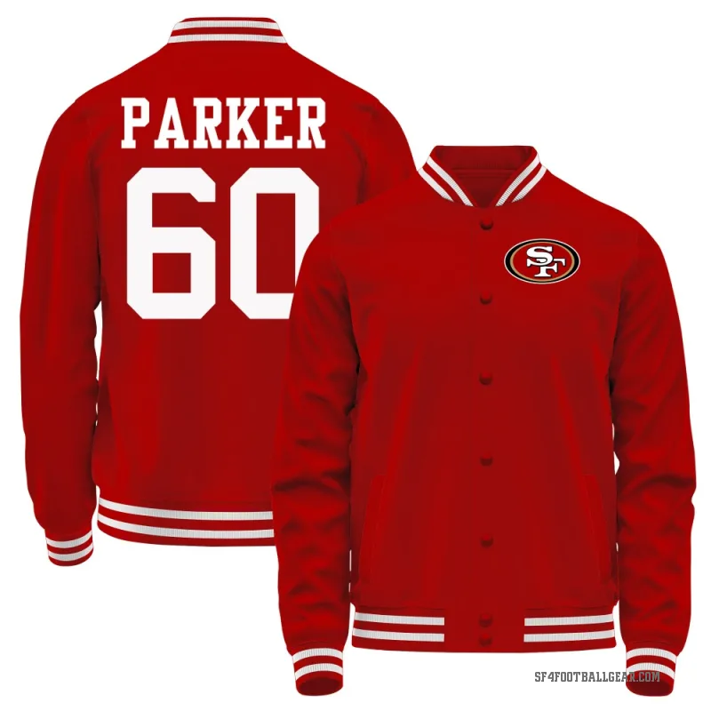 Brandon Parker Youth Red San Francisco 49ers Full-Snap Jacket