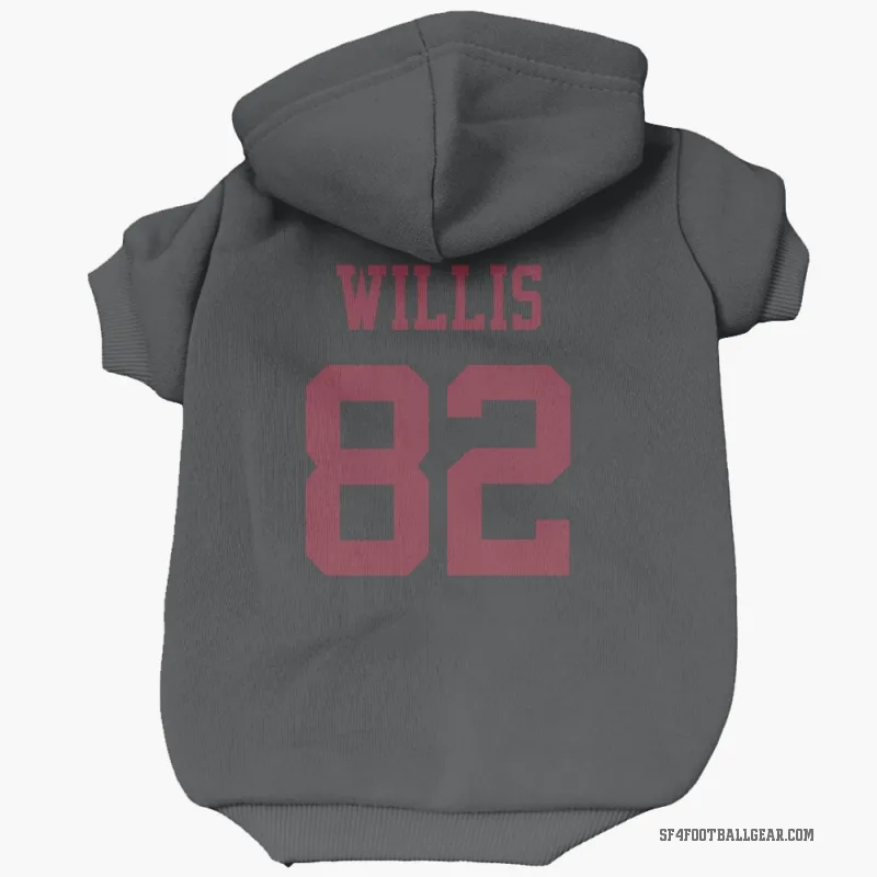 Brayden Willis  Black San Francisco 49ers  Cat & Dog Pet Hoodie