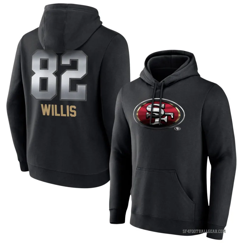 Brayden Willis Men's Black San Francisco 49ers Midnight Mascot Pullover Hoodie