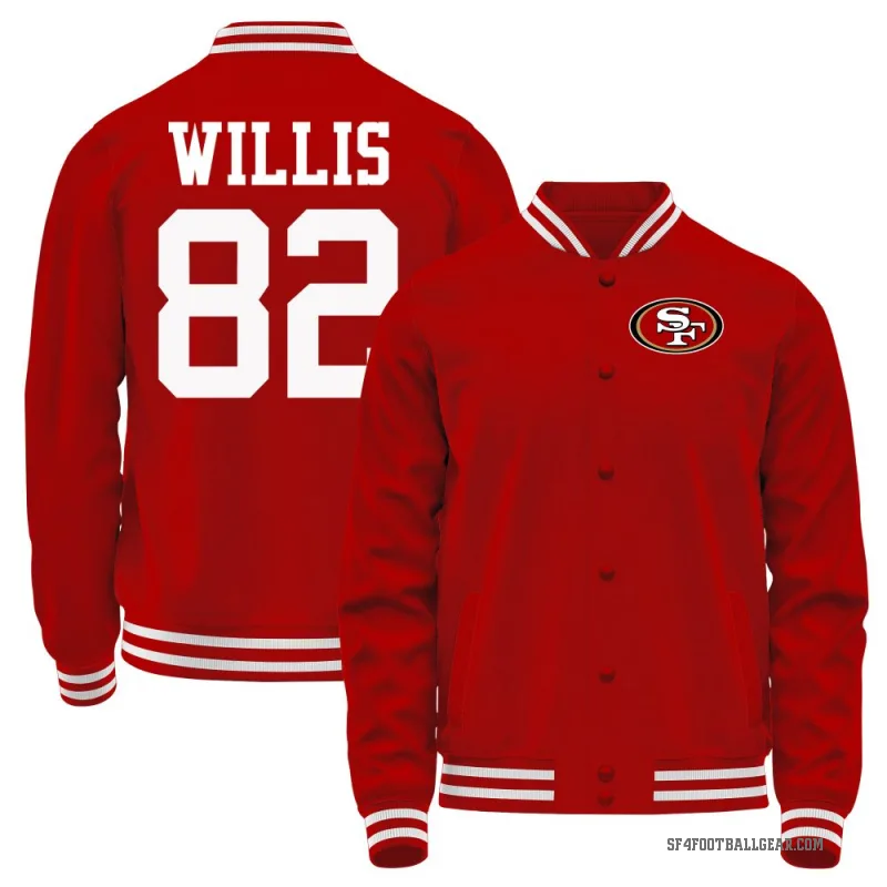 Brayden Willis Men's Red San Francisco 49ers Full-Snap Jacket