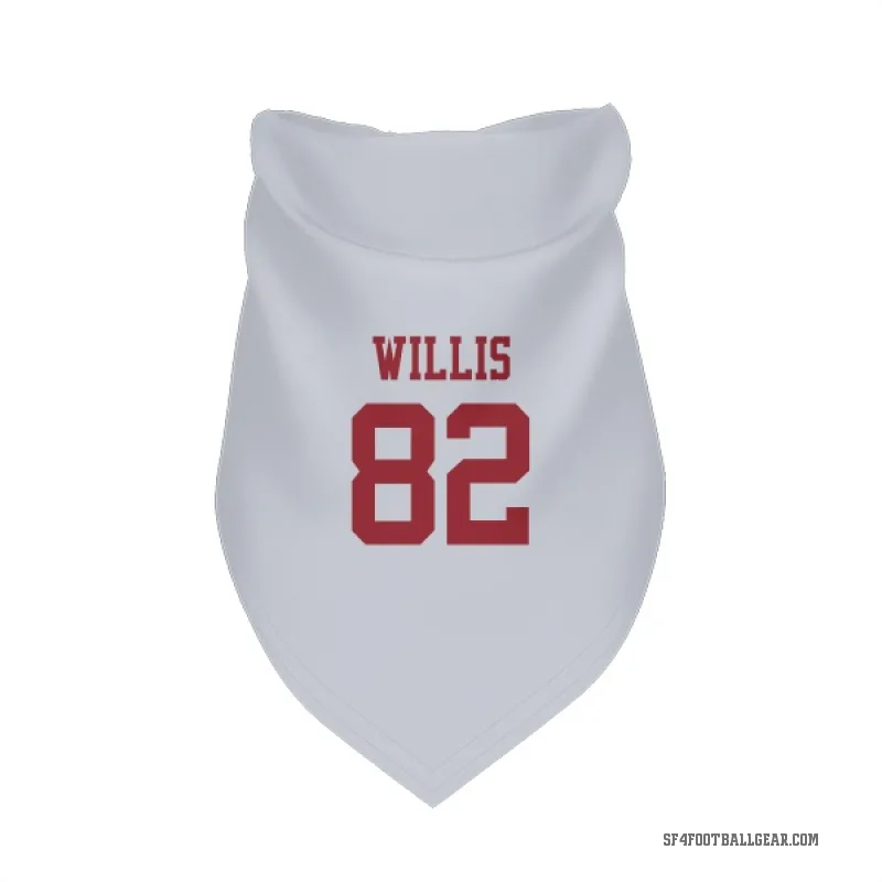 Brayden Willis  White San Francisco 49ers  Cat & Dog Pet Bandana