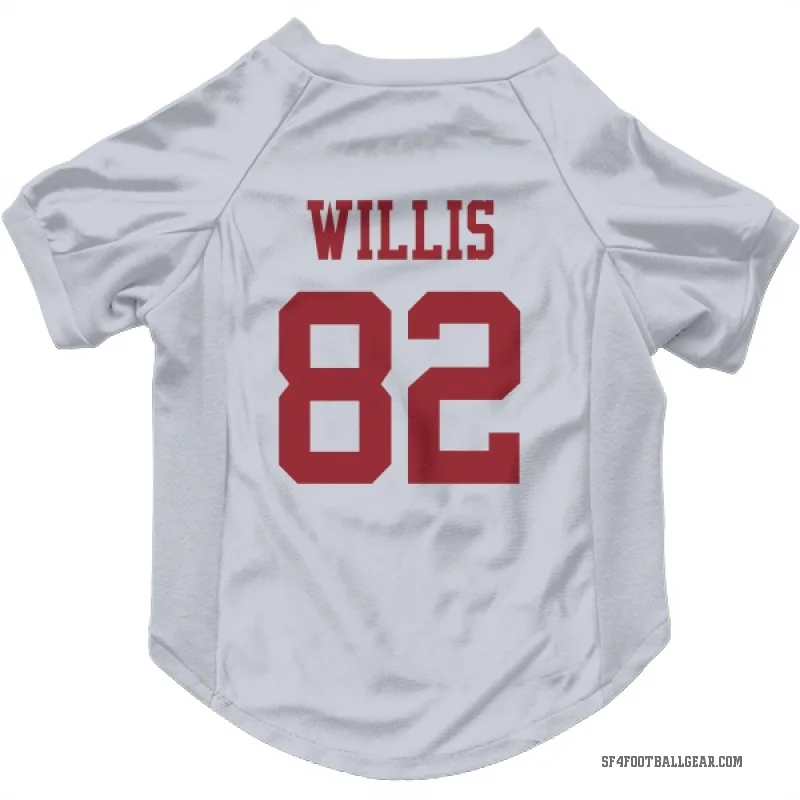 Brayden Willis  White San Francisco 49ers  Cat & Dog Pet Jersey