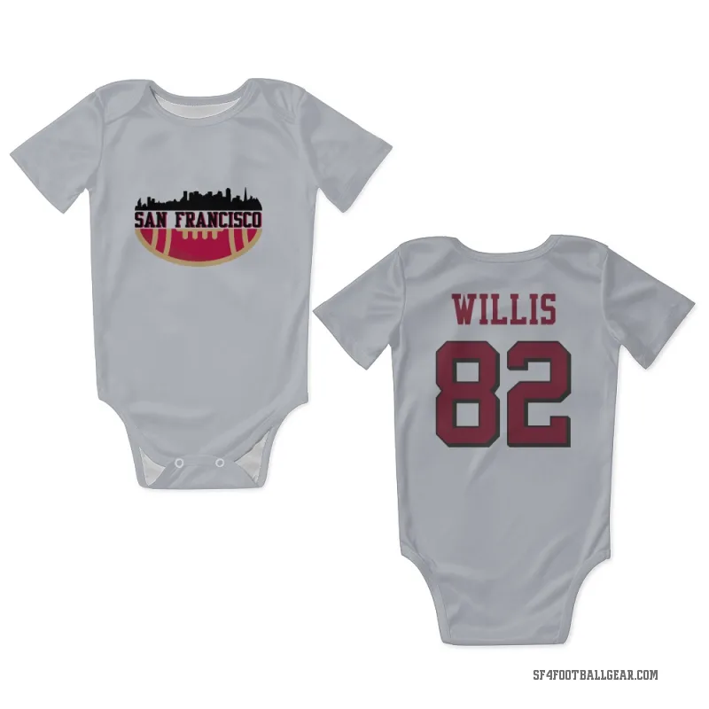 Brayden Willis  White San Francisco 49ers  Rush Newborn & Infant Bodysuit