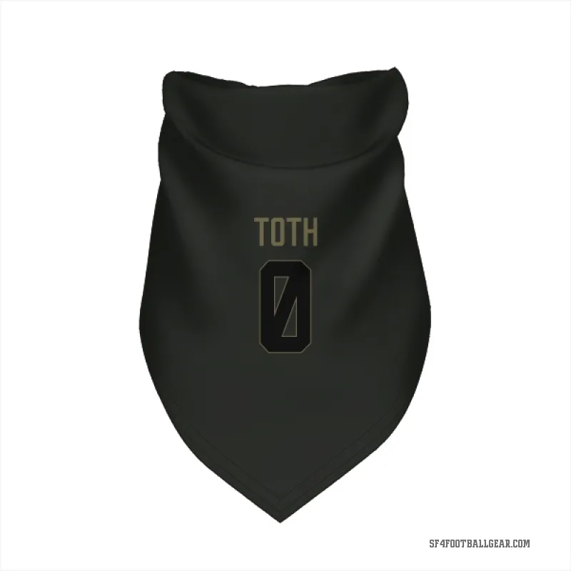 Brett Toth  Black San Francisco 49ers  Service Cat & Dog Pet Bandana