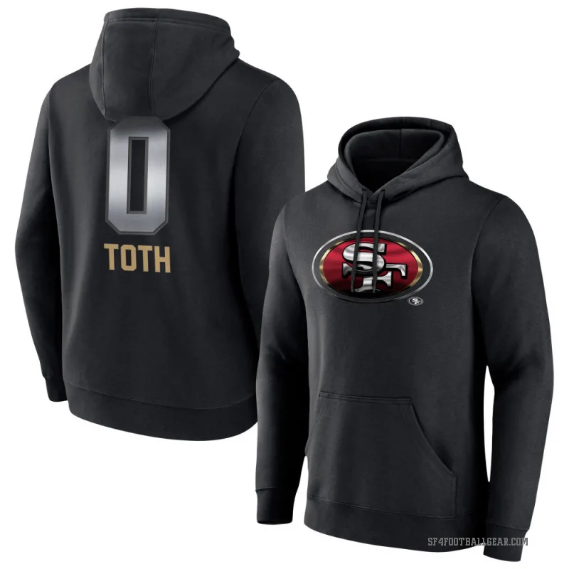 Brett Toth Men's Black San Francisco 49ers Midnight Mascot Pullover Hoodie